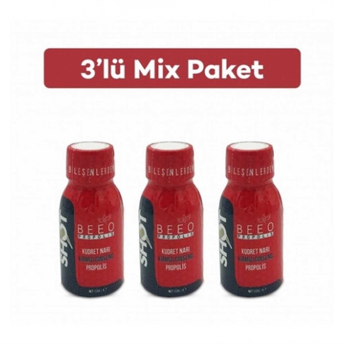 Beeo Shot 3`lü Mix Paket Tr